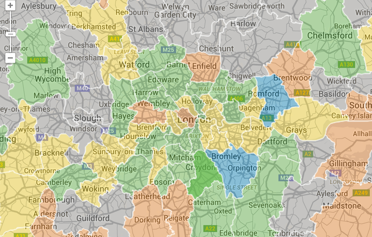 London CIL charges map - Quod